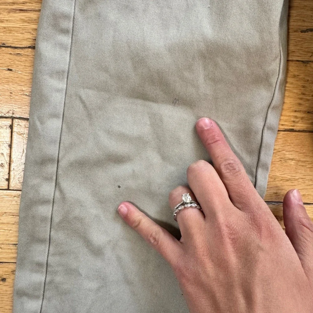 Cat & Jack Boys Khaki Straight Fit‎ Chino Pants Size 8 Tan Adjustable Waist